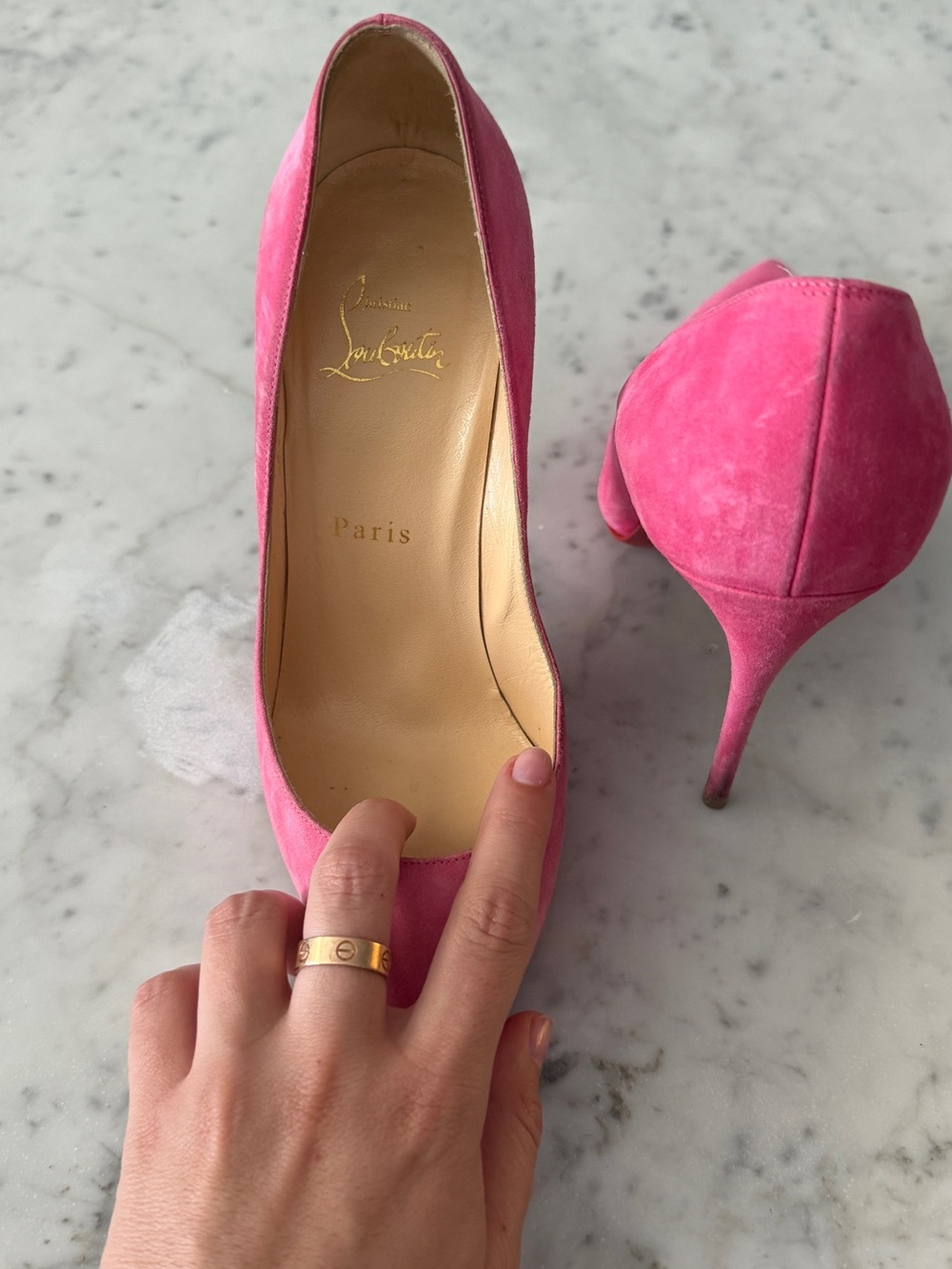 Christian Louboutin pink heels - Picture 4 of 7